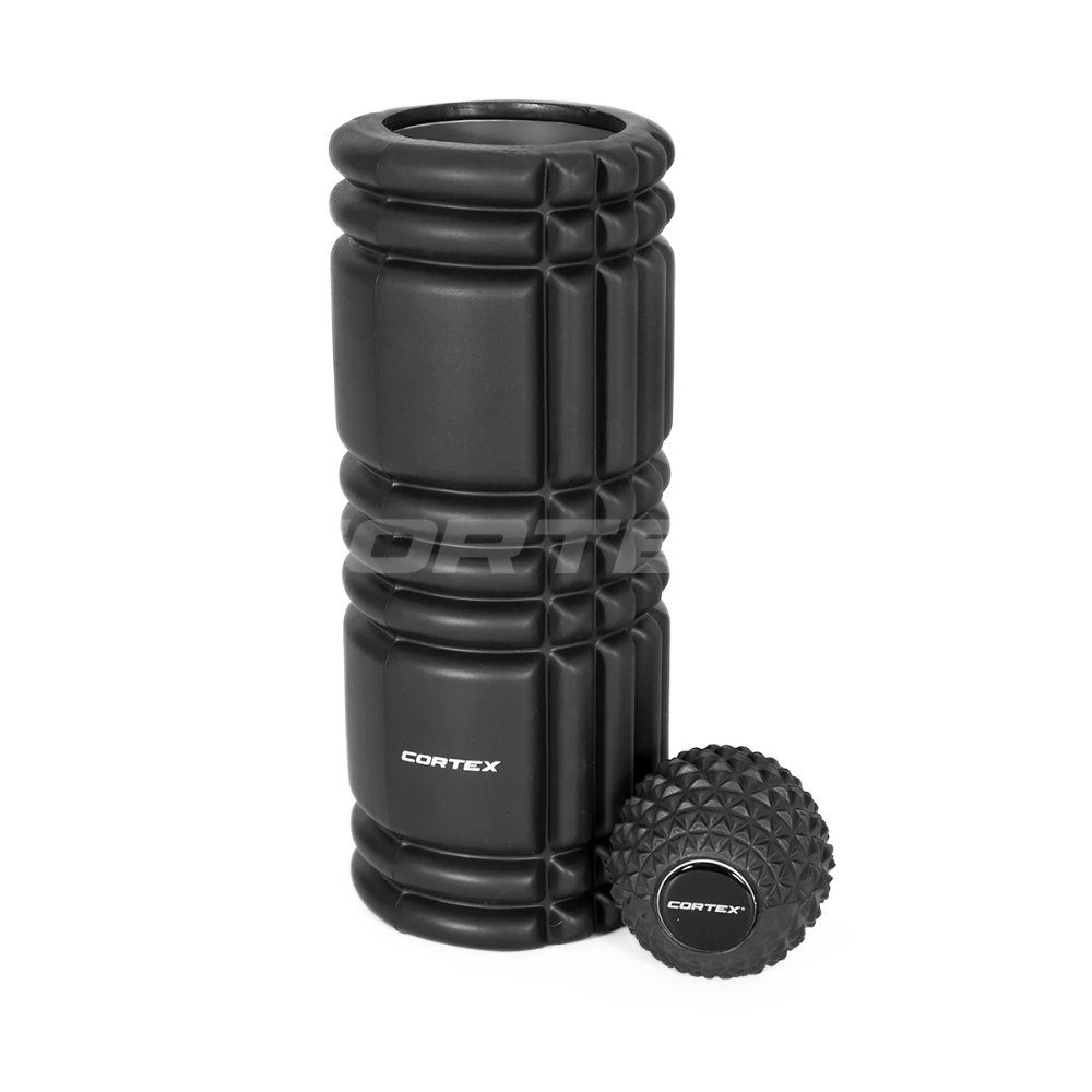 Cortex GridSoft EPP Foam Roller & Massage Ball Set (33cm)