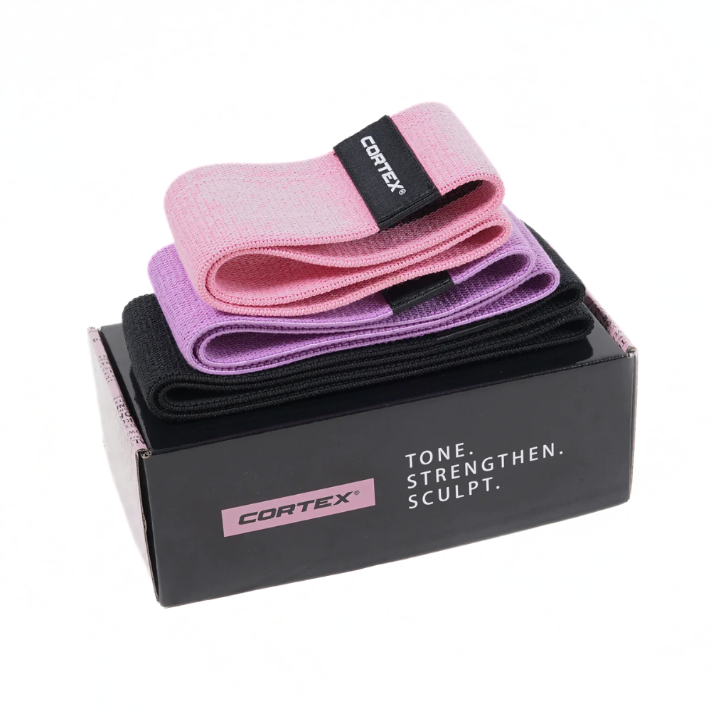 RBD01 Cortex FibraBands 3 Pack Micro Flat Resistance Bands (82mm)