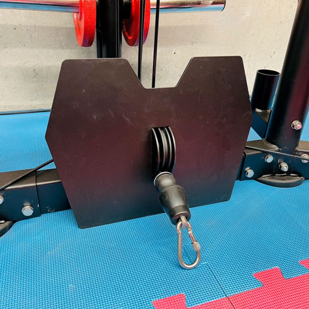 CyberFit C80 Multi Functional Smith Machine Half Rack