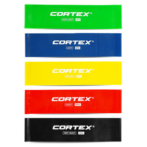 RBD02 Cortex 5 Pack Flat Resistance Micro Wide Bands (4kg to 14kg)